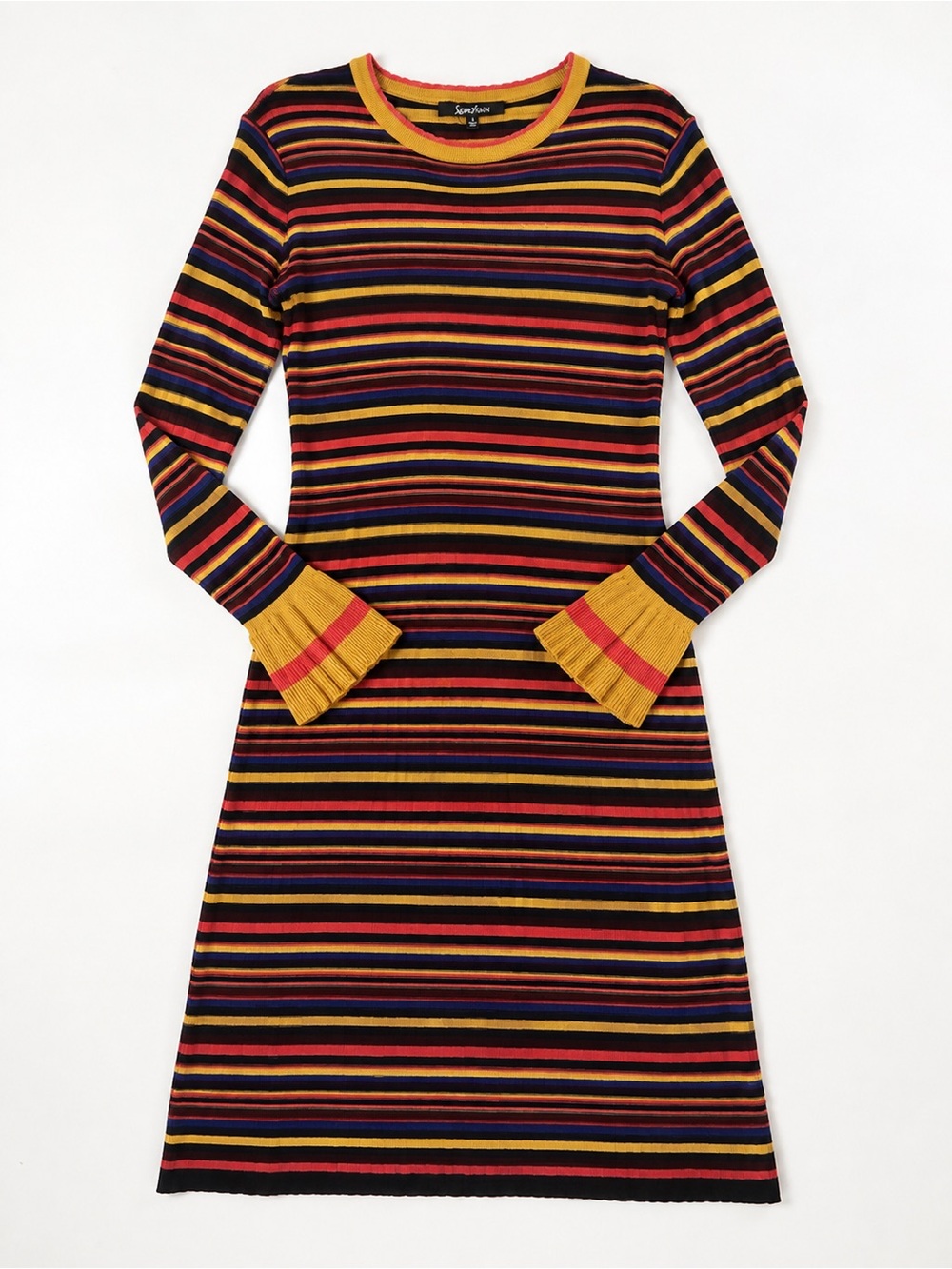 Sweet Rain Striped Gilmore Girls Inspired Knit Dress in Multi #y2k #gilmoregirls
